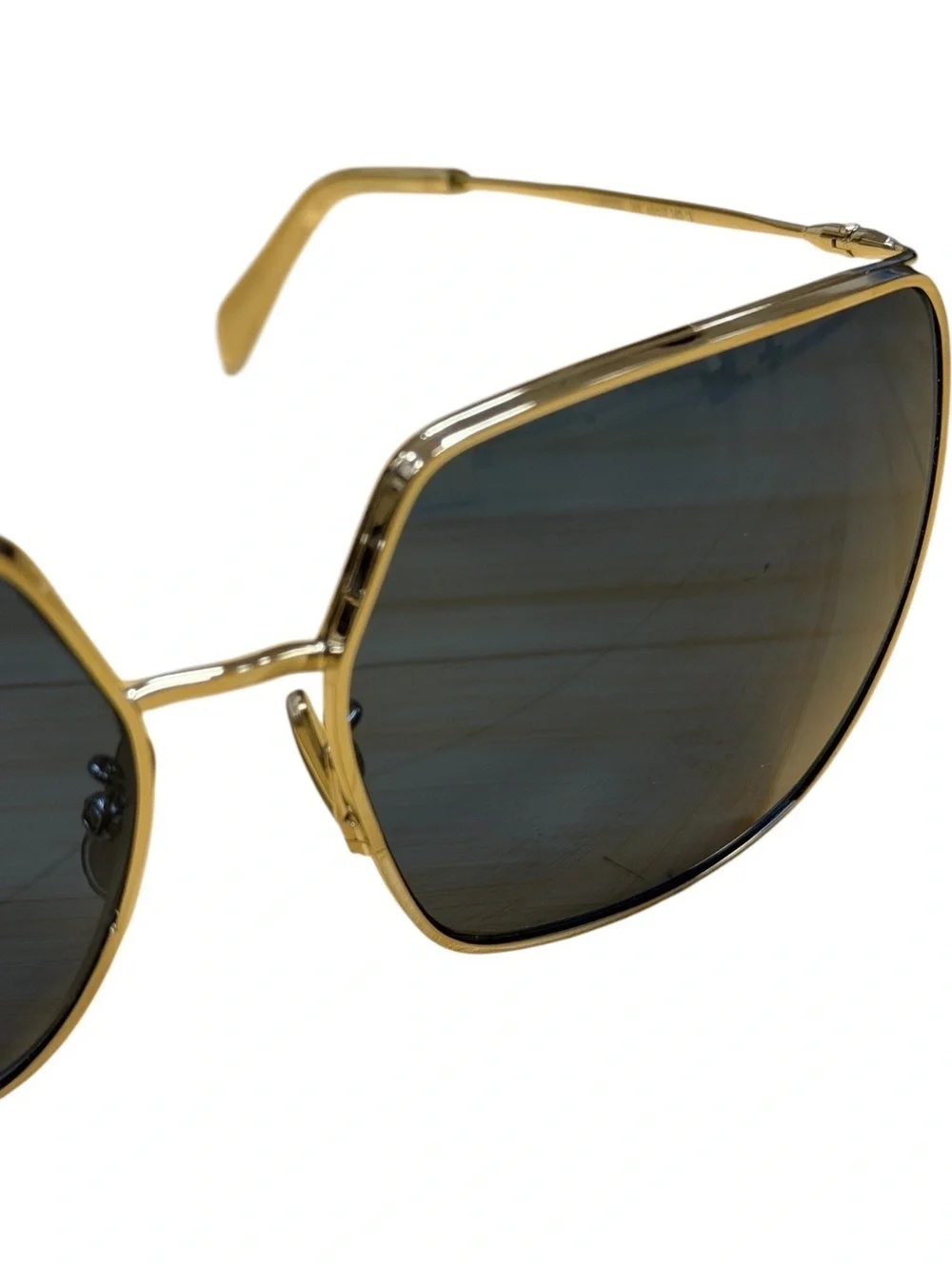 Celine Gold Frame Sunglasses new in Box